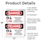Signmission Inorganic Arsenic Cancer Hazard Bilingual Danger Sign, Plastic, 12in W x 18in L, 2PK OS-2PACK-DS-P-1218-VS-1376 - alternate 5